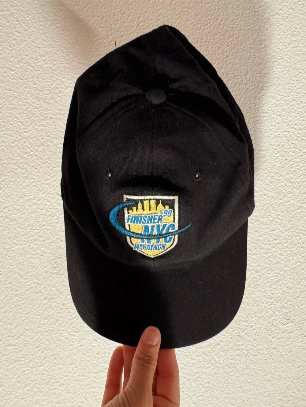 Vintage NYC Marathon 1998 Finisher Cap